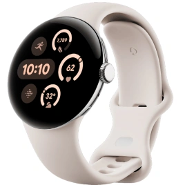 Смарт-часы Google Pixel Watch 3 45mm Polished Silver/Porcelain