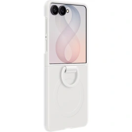 Чехол Samsung Silicone Ring Magnet для Galaxy Z Flip8 White