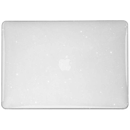 Чехол-накладка Gurdini Transparent для Macbook Neo 13 Сlear with Glitter