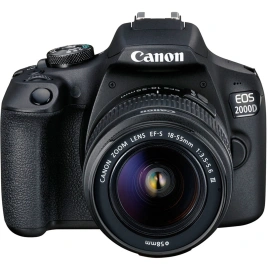 Фотоаппарат Canon EOS 2000D Kit EF-S 18-55 III Black