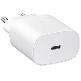 Сетевое зарядное устройство Samsung 25W USB-C EP-TA800 White