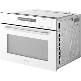 Встраиваемый компактный духовой шкаф с СВЧ и паром Weissgauff OEMS 459 PDW White