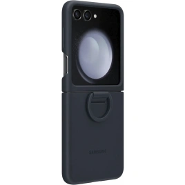 Чехол Samsung Series для Galaxy Z Flip 5 Silicone Case with Ring Indigo