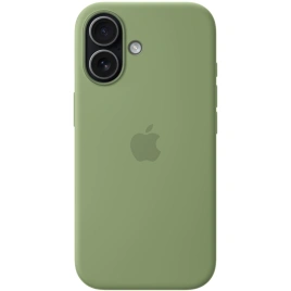 Чехол Apple Silicone Case with MagSafe для iPhone 17 Light Moss