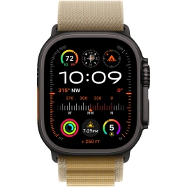 Ремешок Apple Watch Ultra 49mm Tan Alpine Loop M Black Titanium Finish (MYQ13FE)