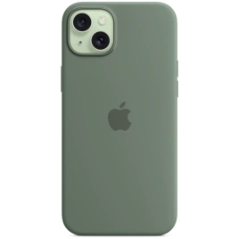 Силиконовый чехол Apple MagSafe для iPhone 15 Cypress