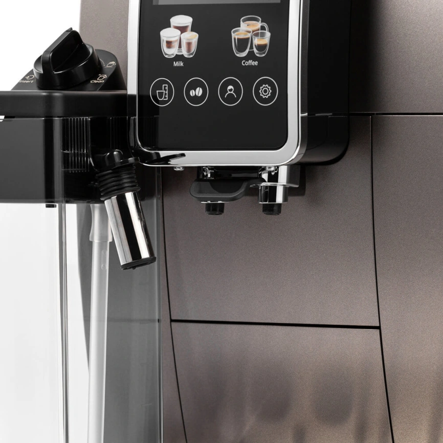 Кофемашина DeLonghi Dinamica Plus ECAM380.95.TB Titanium/Black фото 2