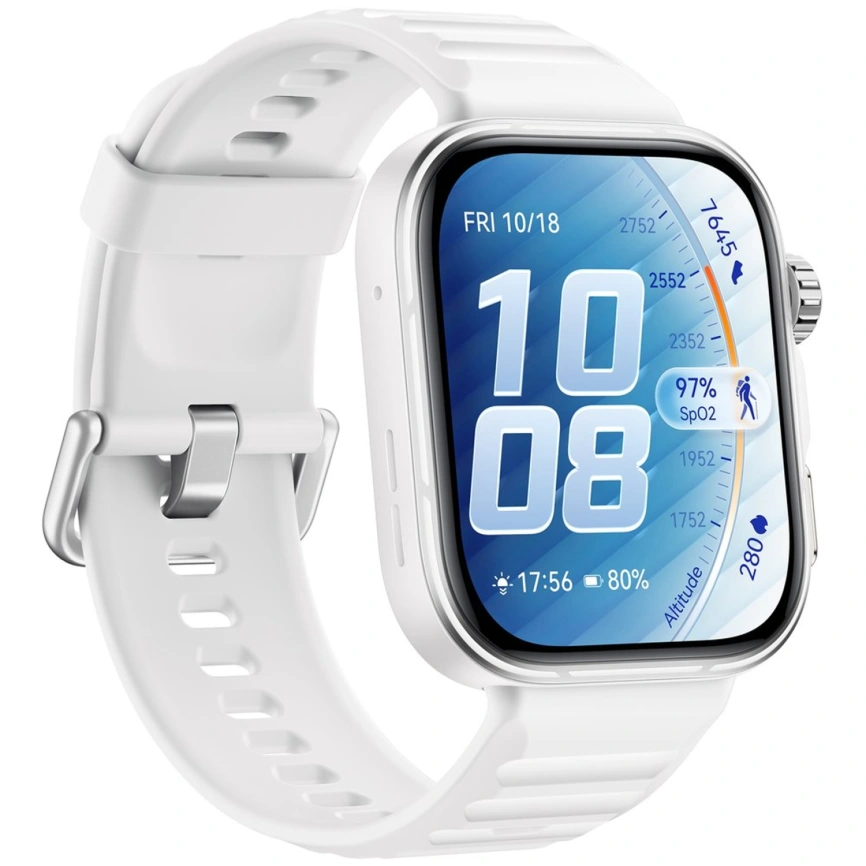 Смарт-часы Huawei Watch Fit 5 Pro White Fluoroelastomer Strap/White (55020HTY) фото 6