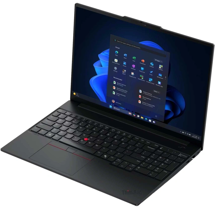 Ноутбук Lenovo ThinkPad E16 G3 16 IPS/ i7-255H/16GB/512GB SSD (21SSS0AS00) Black фото 3