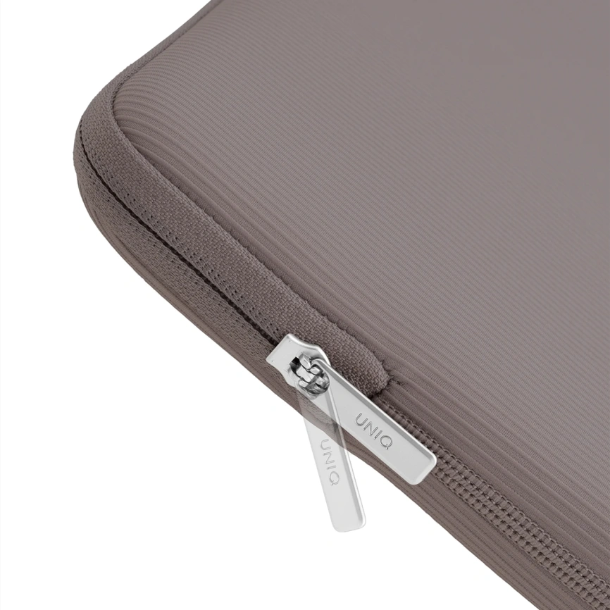 Чехол-папка Uniq Cyprus RE Laptop Sleeve для ноутбуков 14" Pewter Gray фото 3