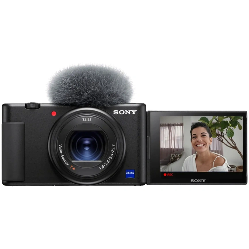 Компактный фотоаппарат Sony ZV-1 Black фото 1