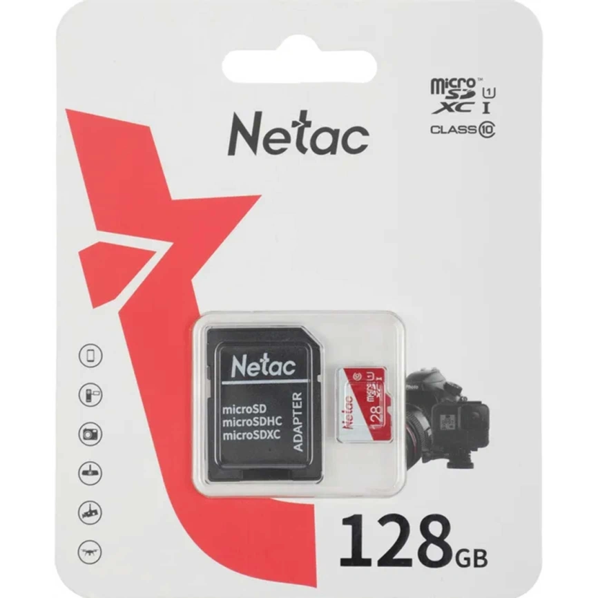 Карта памяти Netac SDXC class 10 (NT02P500ECO-128G-R) фото 1