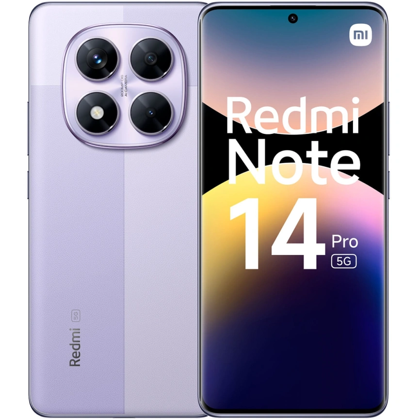Смартфон Xiaomi Redmi Note 14 Pro 5G 12/256Gb Lavender Purple Global Version фото 6