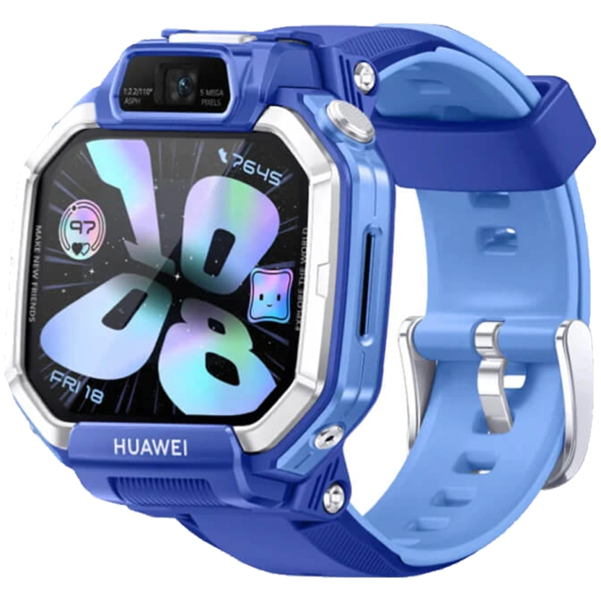 Смарт-часы Huawei Watch Kids X1 Blue Silicone Rubber Strap/Blue (55020JAN) фото 3