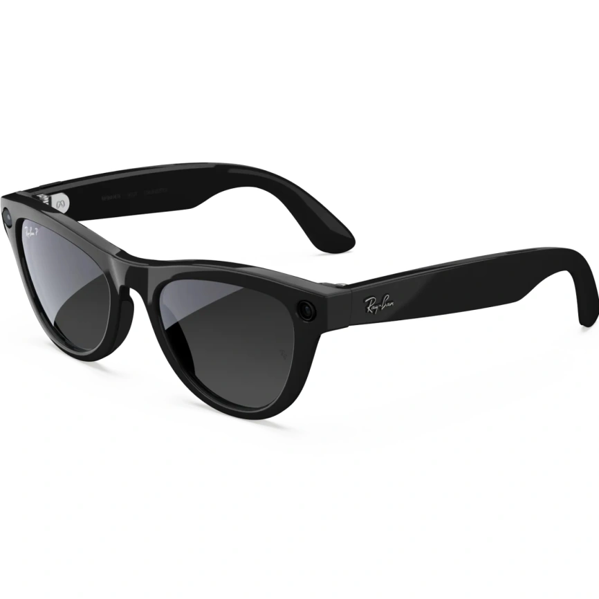 Умные очки Ray-Ban Skyler (Gen 2) Shiny Black/Polar (RW4014) M Gradient Graphite фото 1