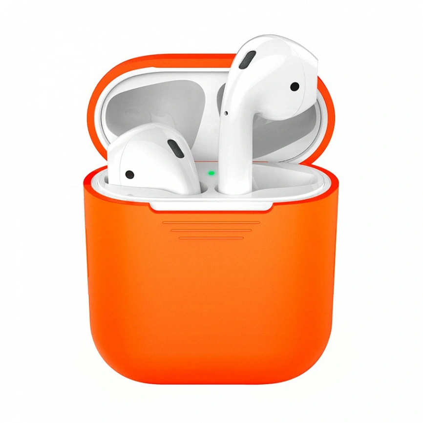 Силиконовый чехол Deppa для AirPods (47008) Orange фото 1