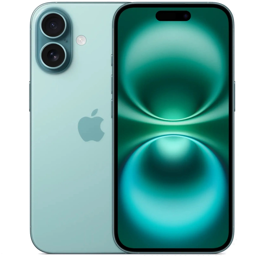 Смартфон Apple iPhone 16 128Gb eSim Teal фото 1