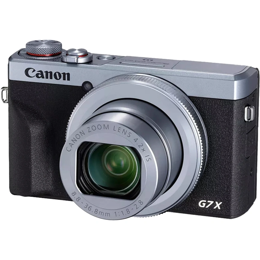 Компактный фотоаппарат Canon PowerShot G7X Mark III Silver фото 6