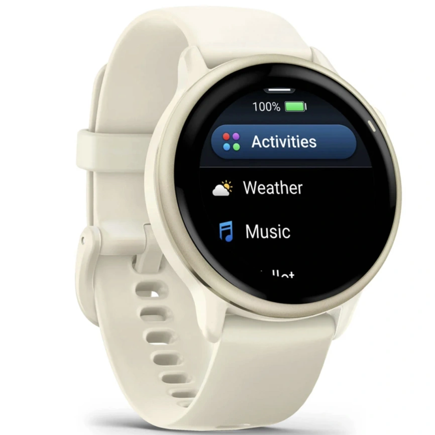 Смарт-часы Garmin Vivoactive 6 42mm (010-02985-01) Lunar Gold фото 3