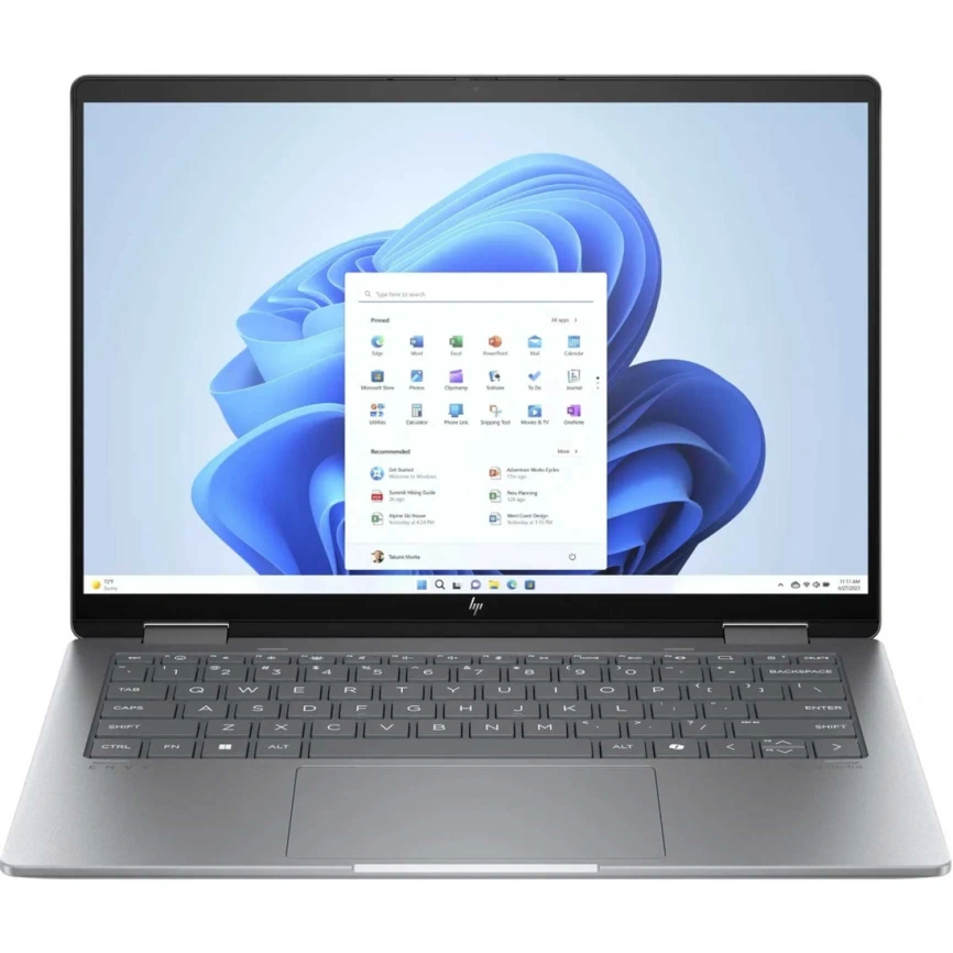 Ноутбук HP Envy x360 14-fa0011ci 14 WUXGA IPS/ R5-8640HS/16Gb/512Gb SSD (B18GYEA) Silver фото 2