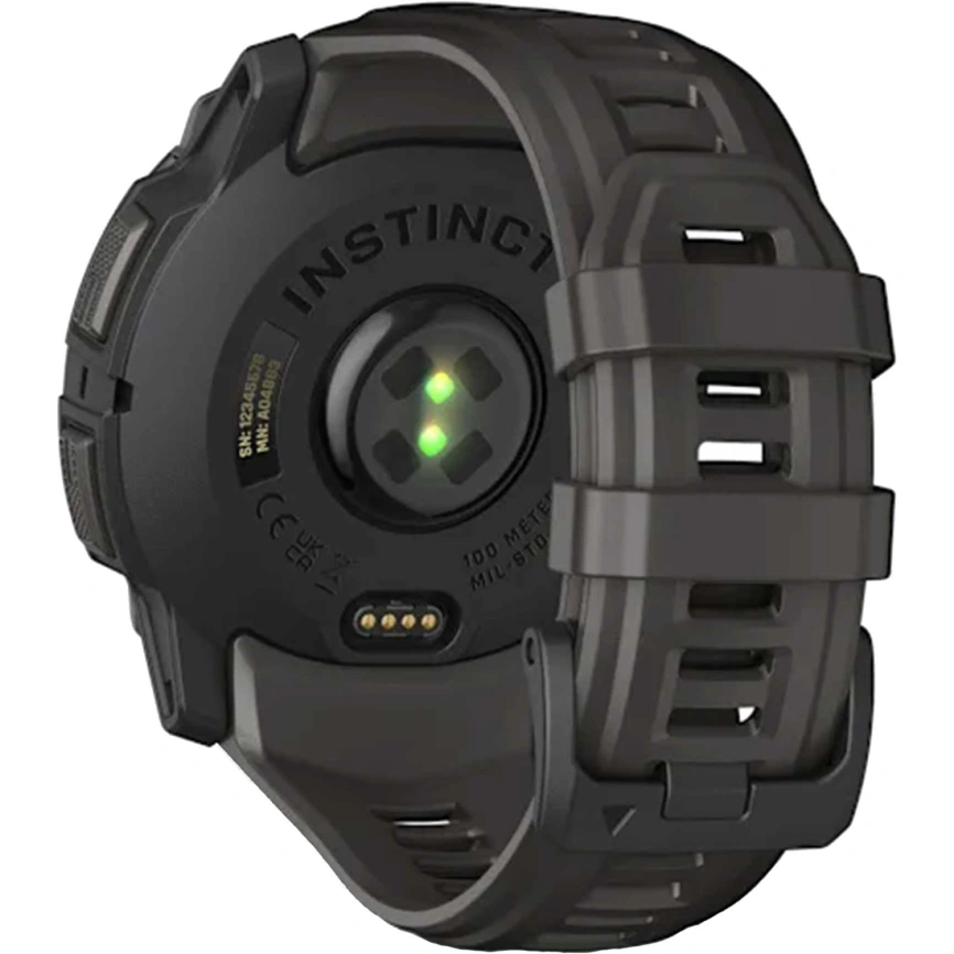 Смарт-часы Garmin Instinct 3 50mm Amoled Black with Charcoal Band (010-03020-00) фото 4