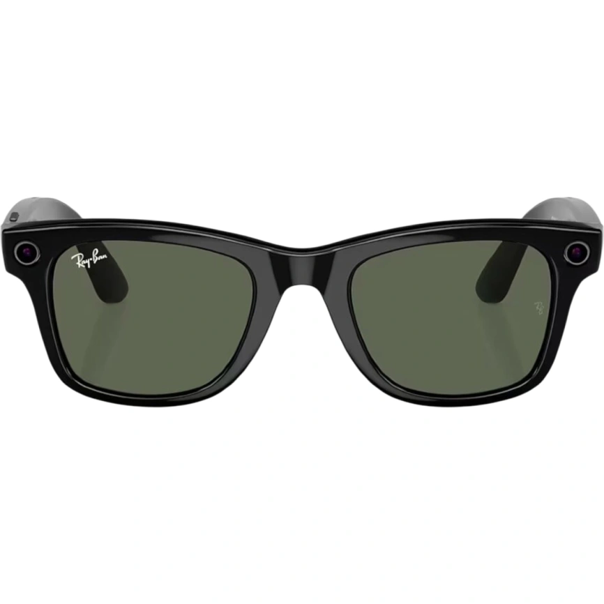 Умные очки Ray-Ban Wayfarer Matte Black/Transitions (RW4008) L Graphite Green фото 5