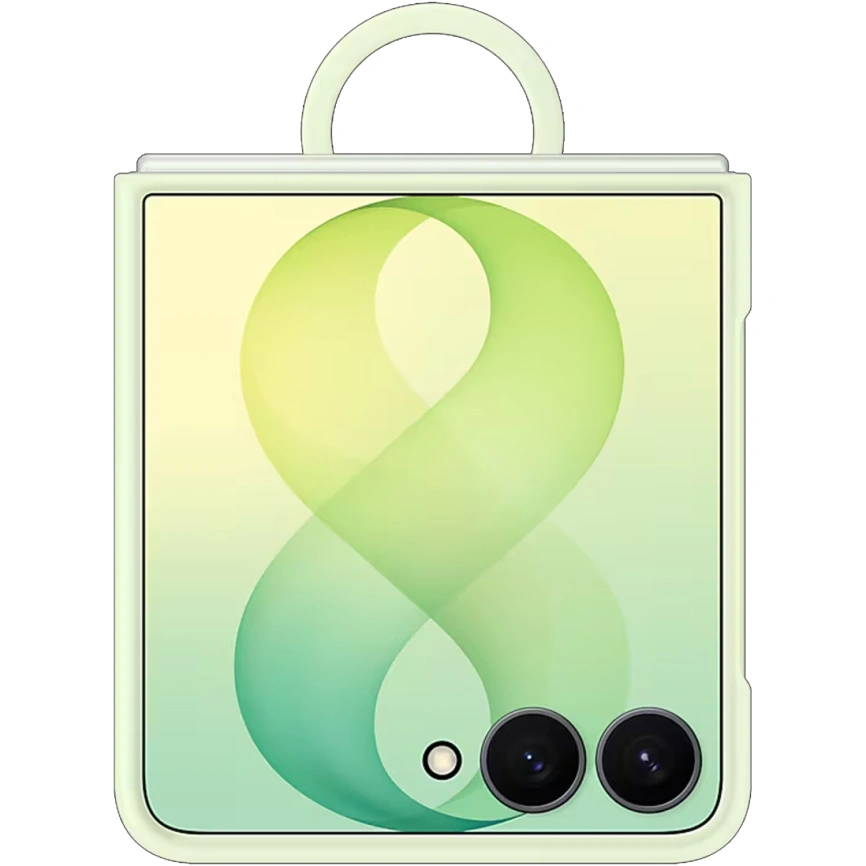 Чехол Samsung Silicone Ring Magnet для Galaxy Z Flip8 Mint фото 1
