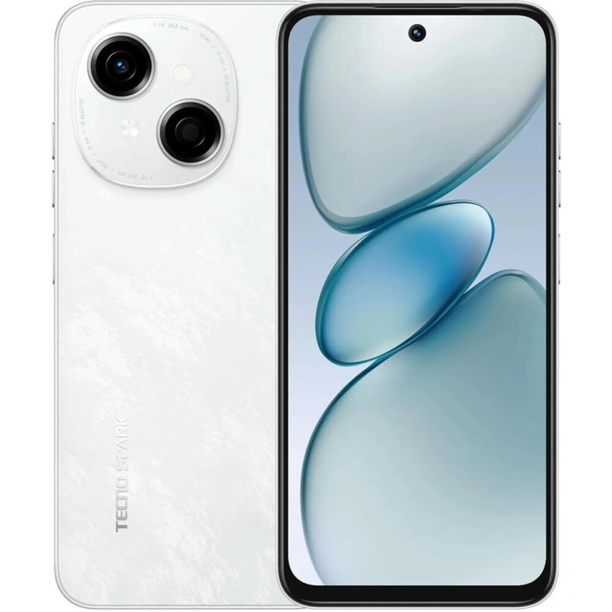Смартфон Tecno Spark Go 1 3/128Gb Glittery White фото 1