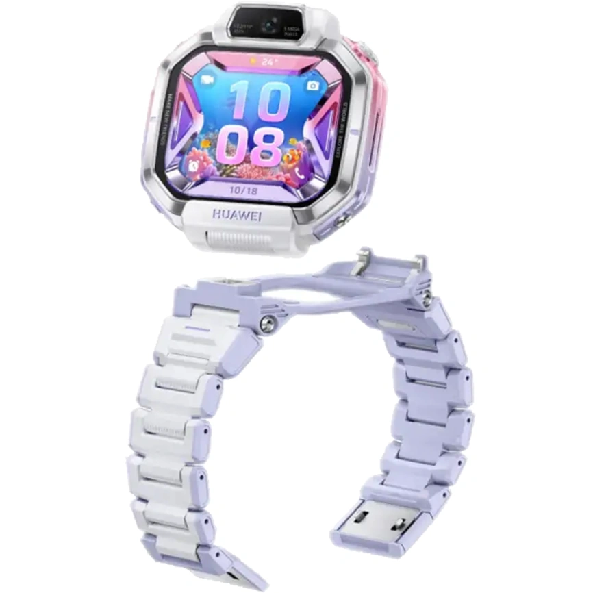 Смарт-часы Huawei Watch Kids X1 Pro Purple Plastic Strap/Purple (55020JAR) фото 1