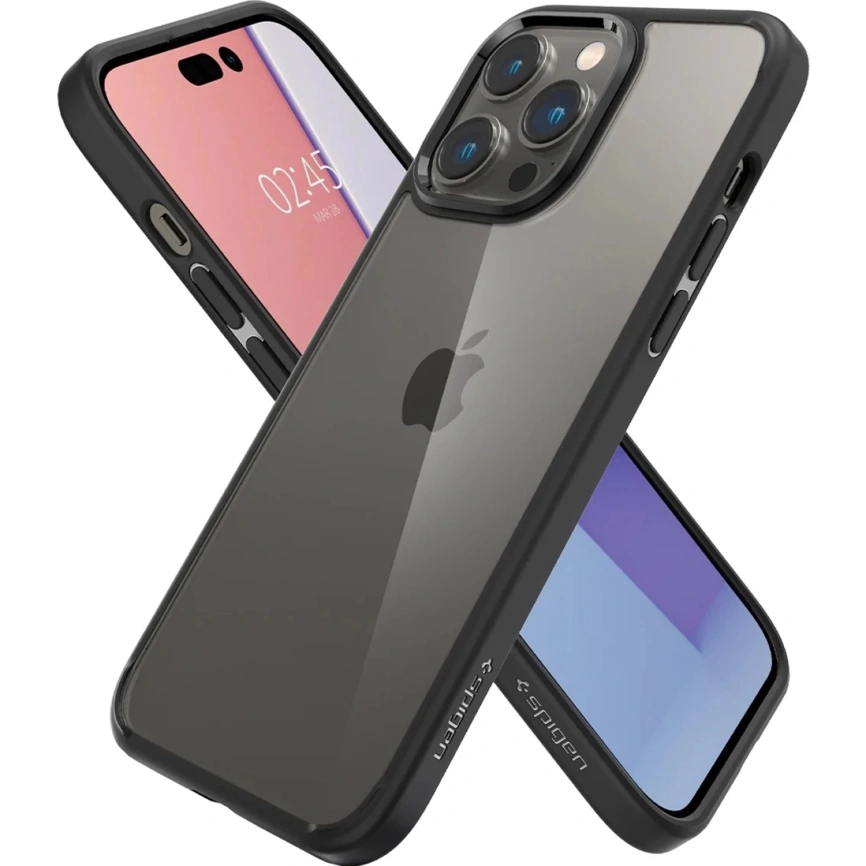Чехол Spigen Ultra Hybrid для iPhone 14 Pro (ACS04961) Black фото 2
