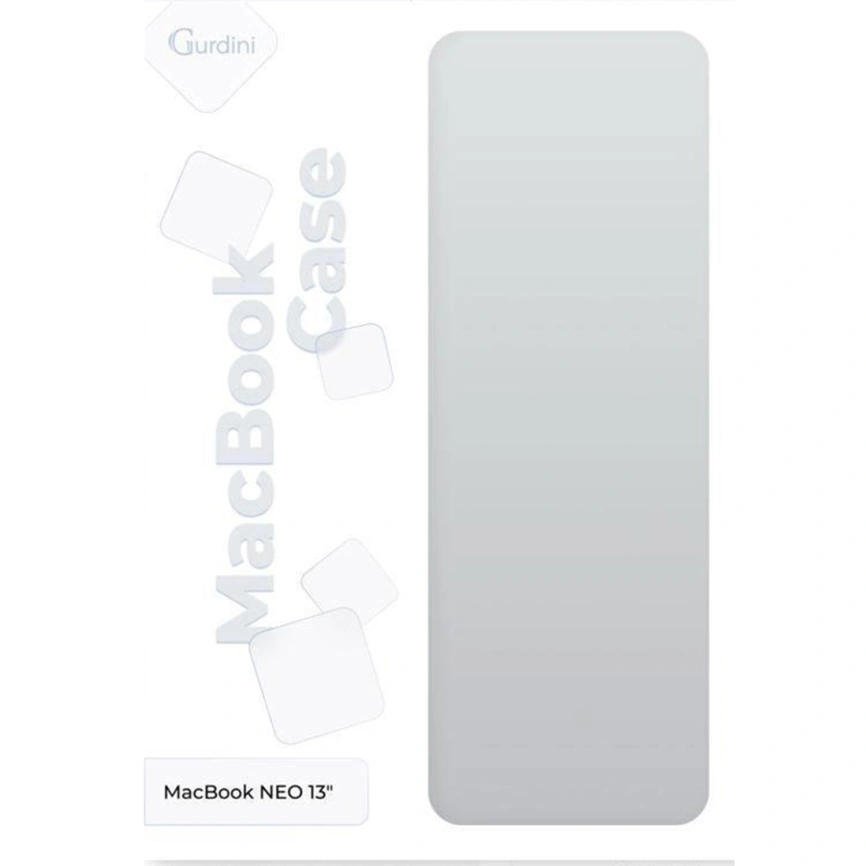 Чехол-накладка Gurdini Transparent Ultra Slim Case для Macbook Neo 13 Matte Clear фото 3