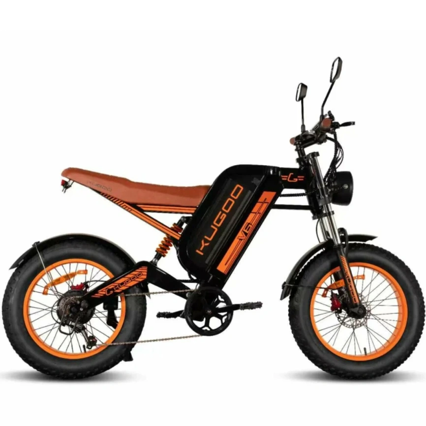 Электровелосипед Kugoo Kirin V6 Black фото 4