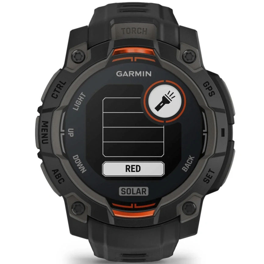 Смарт-часы Garmin Instinct 3 45mm Solar Black with Black Band (010-02934-00) фото 8