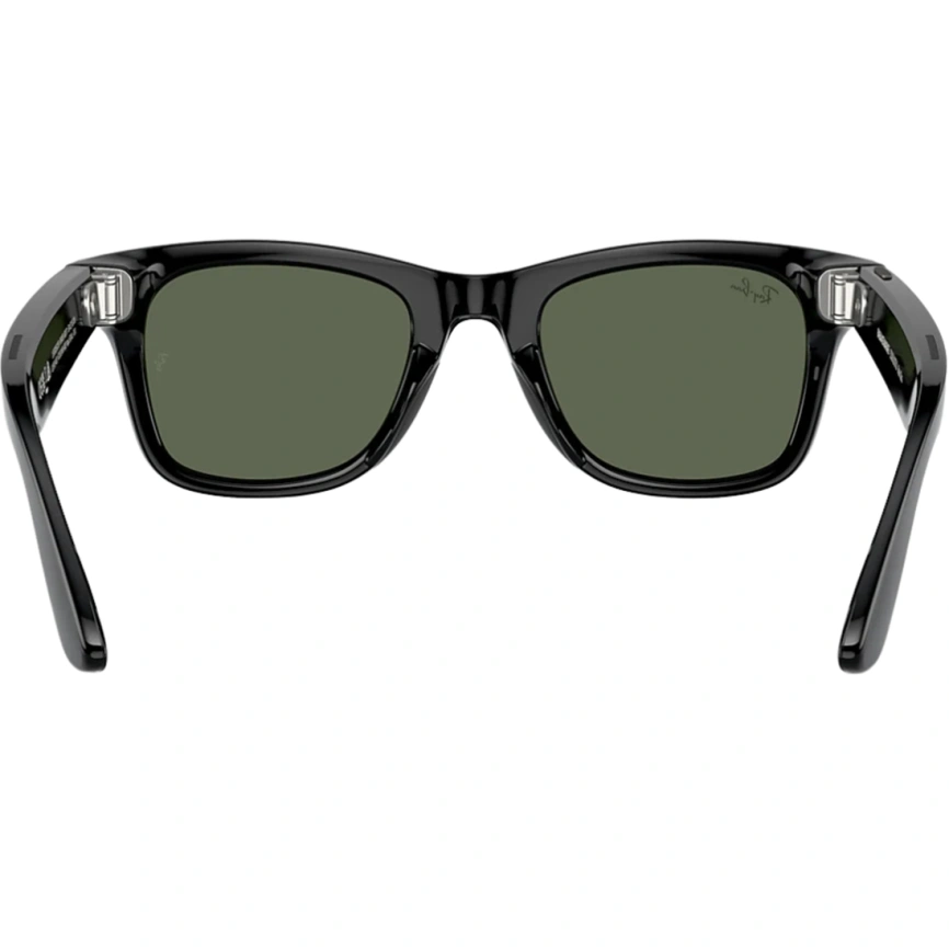 Умные очки Ray-Ban Wayfarer Matte Black/Transitions (RW4006) M Graphite Green фото 4