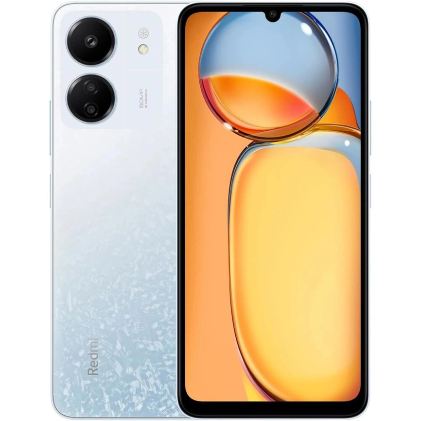 Смартфон Xiaomi Redmi 13C 6/128GB (NFC) Glacier White EAC фото 1