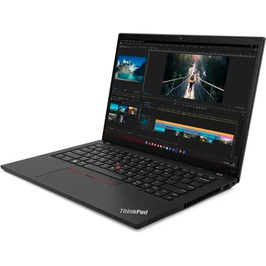 Ноутбук Lenovo ThinkPad T14 G4 14 WUXGA IPS/ i5-1335U/16Gb/512Gb SSD (21HD0043RT) Thunder Black фото 3