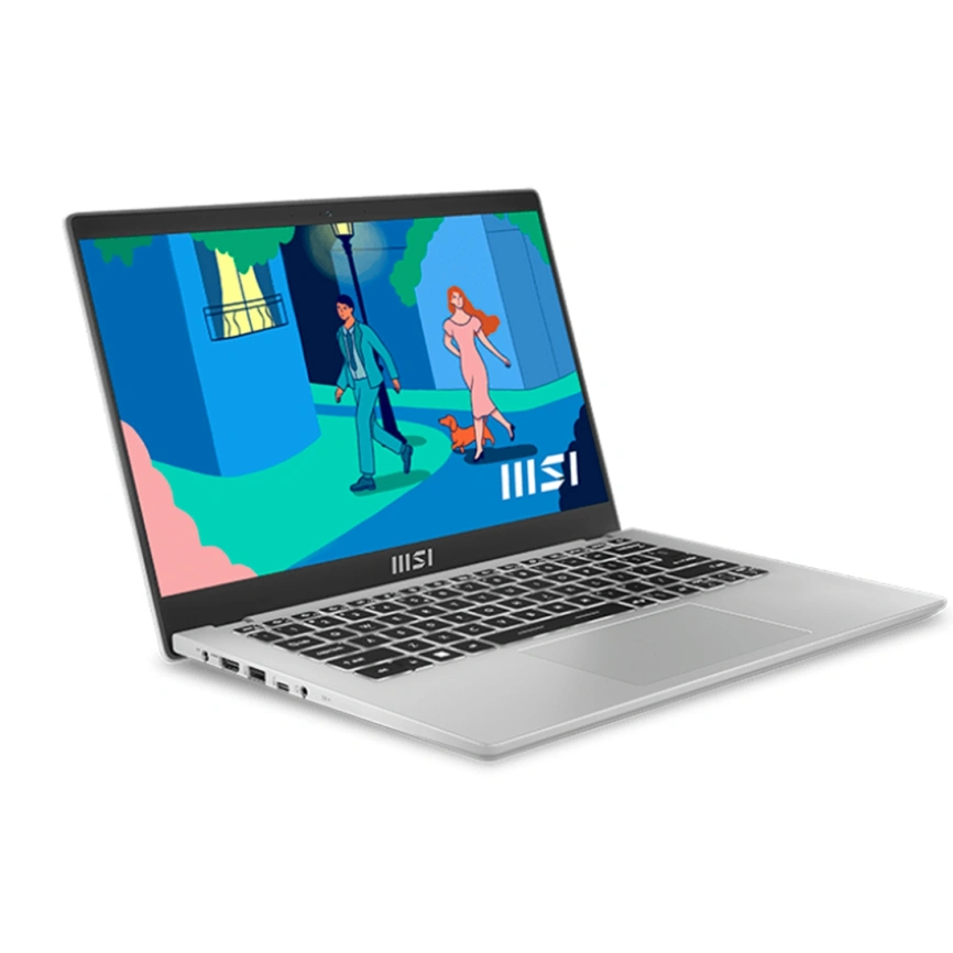 Ноутбук MSI Modern 14 C12M-239RU 14 FHD IPS/ i5-1235U/8GB/512GB SSD (9S7-14J111-239) Silver фото 1
