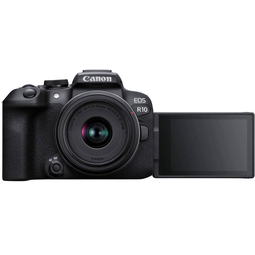 Фотоаппарат Canon EOS R10 Kit 18-45mm IS STM Black фото 4