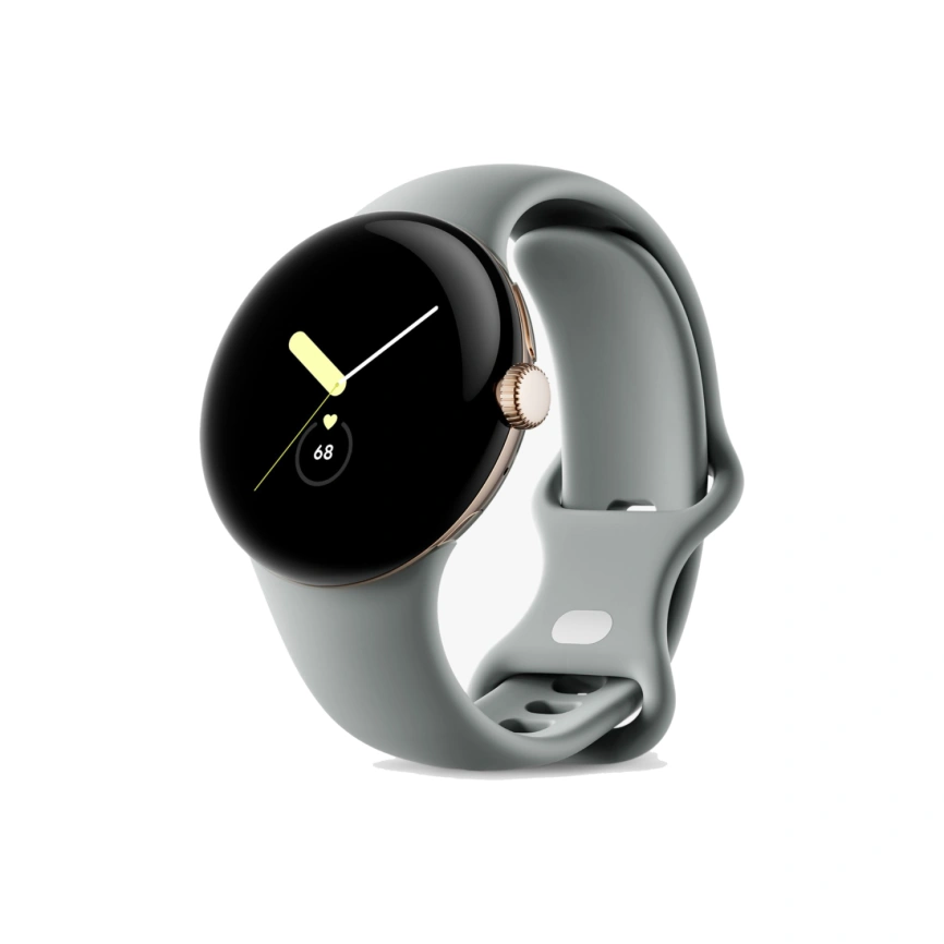 Смарт-часы Google Pixel Watch Champagne Gold case/Hazel Active band фото 1