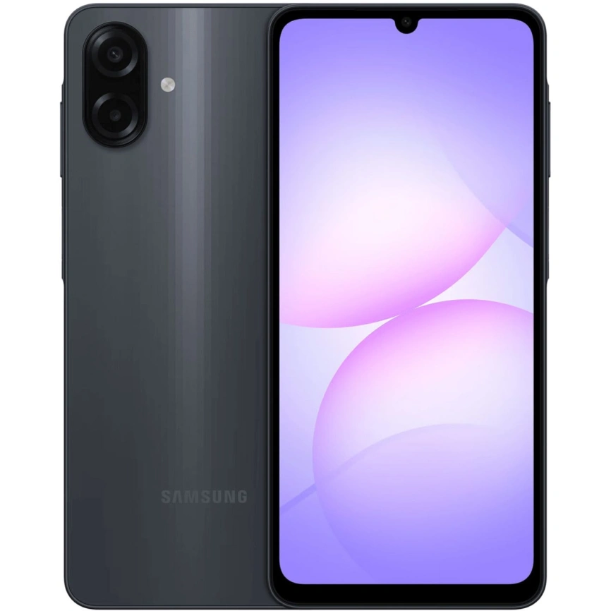 Смартфон Samsung Galaxy A07 6/128Gb Black фото 1