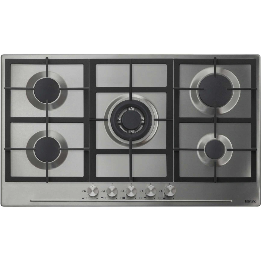 Газовая варочная панель Korting HG 965 CTX Black фото 1
