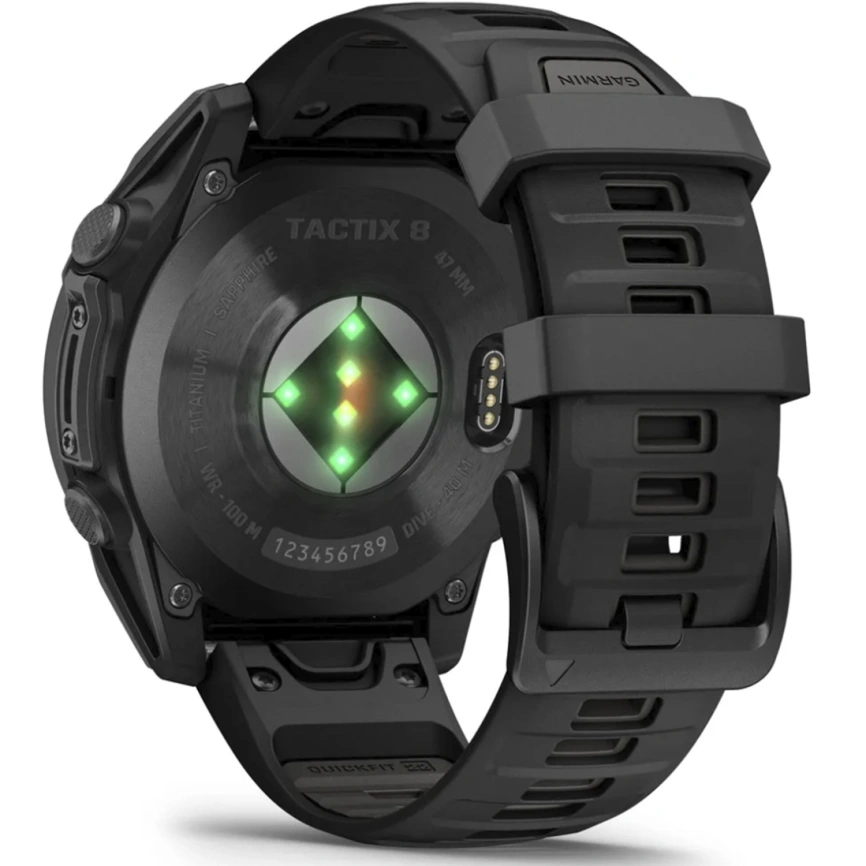 Смарт-часы Garmin Tactix 8 47mm Amoled Sapphire Solver (010-03405-01) Black фото 3