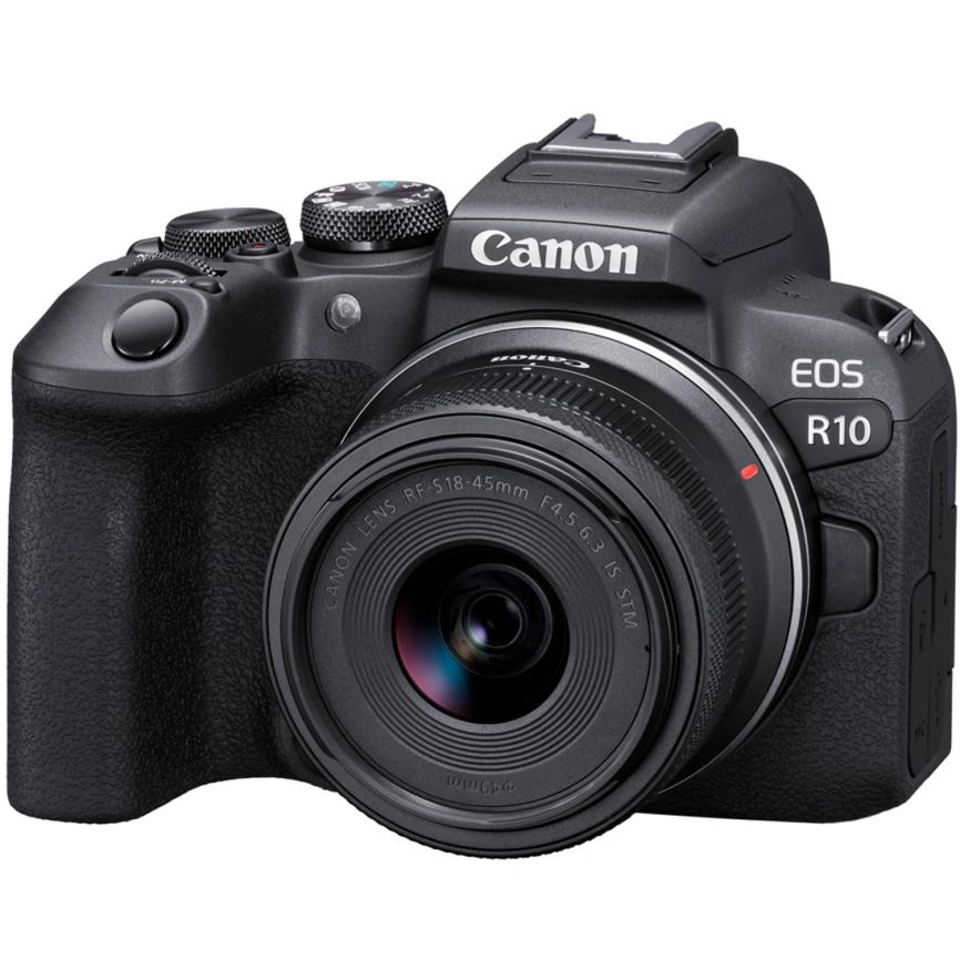 Фотоаппарат Canon EOS R10 Kit 18-45mm IS STM Black фото 1