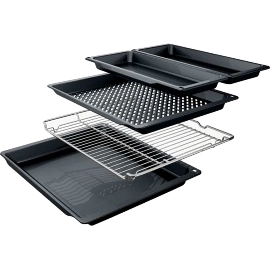 Электрический духовой шкаф Bosch Serie 6 HJG852YT0T Black фото 3