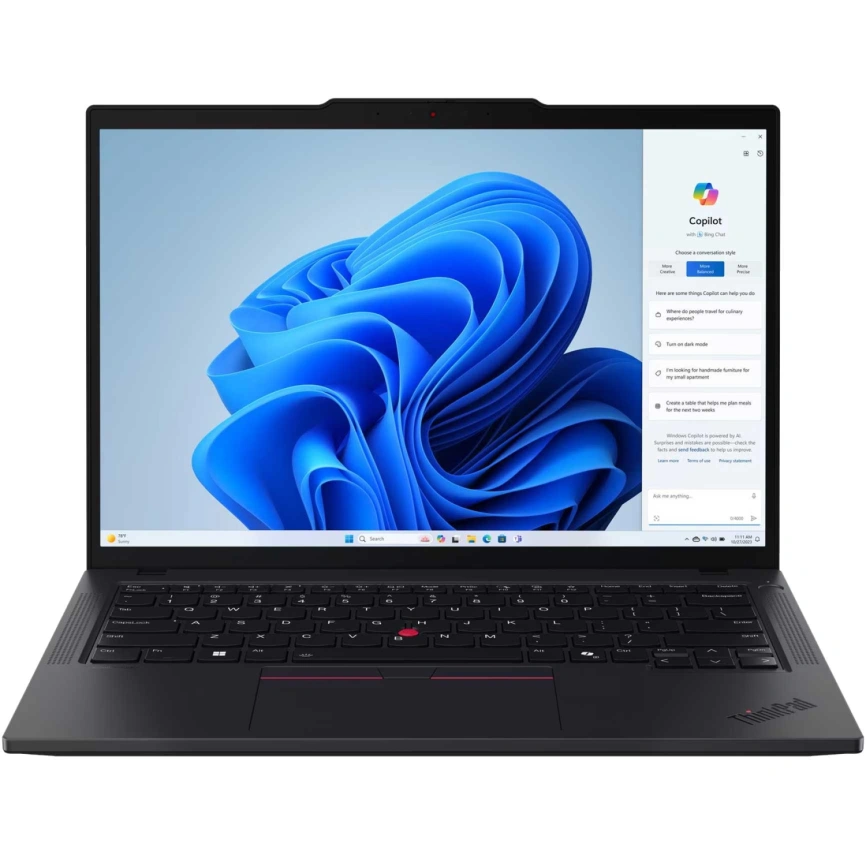 Ноутбук Lenovo ThinkPad T14 G5 14 IPS/ i7-165U Ultra/32Gb/512Gb SSD (21ML008NUS) Black фото 5