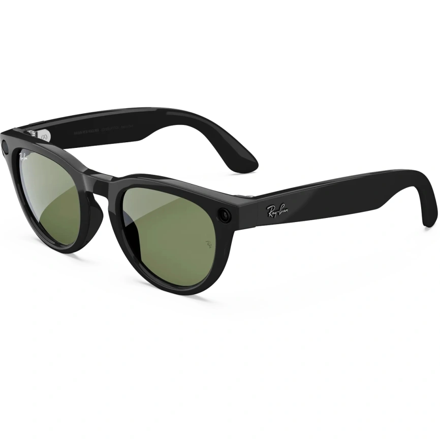 Умные очки Ray-Ban Headliner (Gen 2) Shiny Black/G-15 (RW4013) M Green фото 1