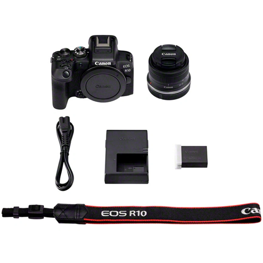 Фотоаппарат Canon EOS R10 Kit 18-45mm IS STM Black фото 10