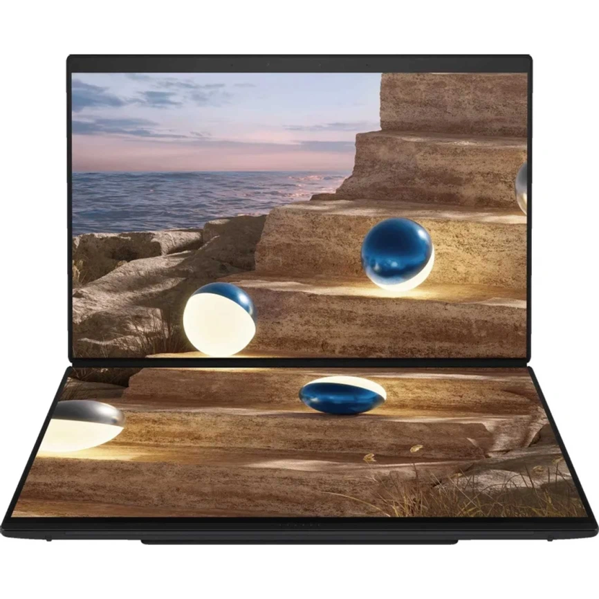 Ноутбук ASUS Zenbook Duo UX8407AA-SN279X 14 OLED/ i9-386H Ultra/32GB/1TB SSD (90NB16V1-M00F80) Moher Gray фото 5