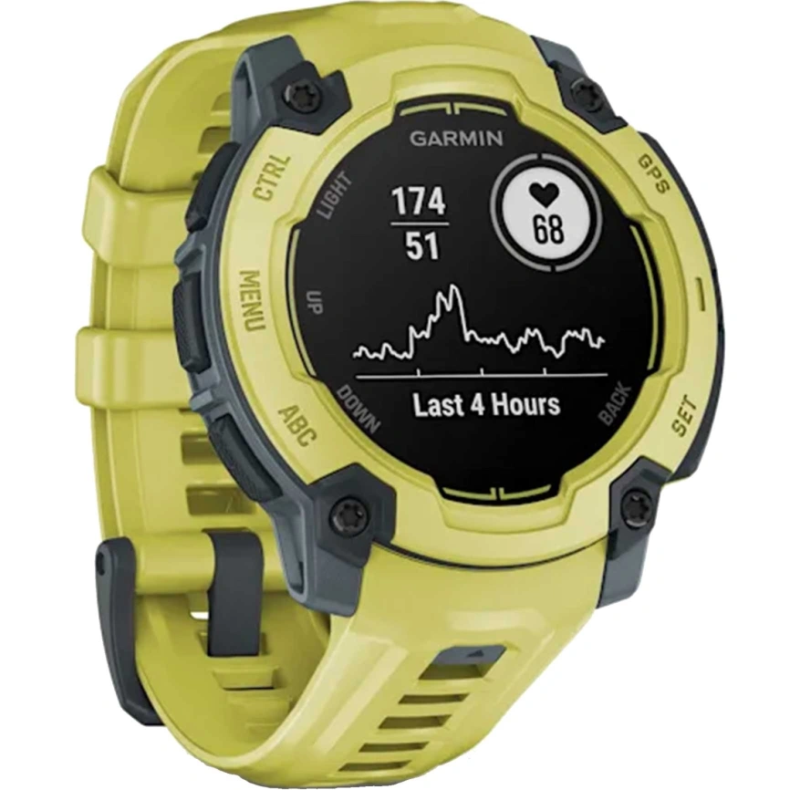 Смарт-часы Garmin Instinct E 45mm Electric Lime with Electric Lime Band (010-02933-01) фото 3