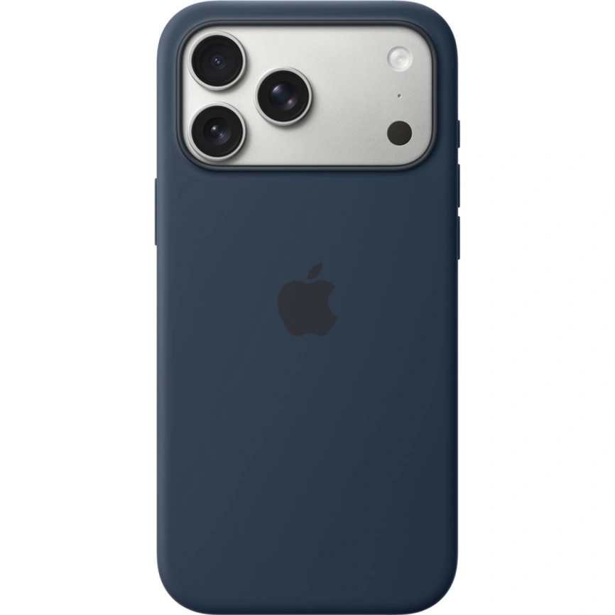 Чехол Apple Silicone Case with MagSafe для iPhone 17 Pro Midnight фото 2